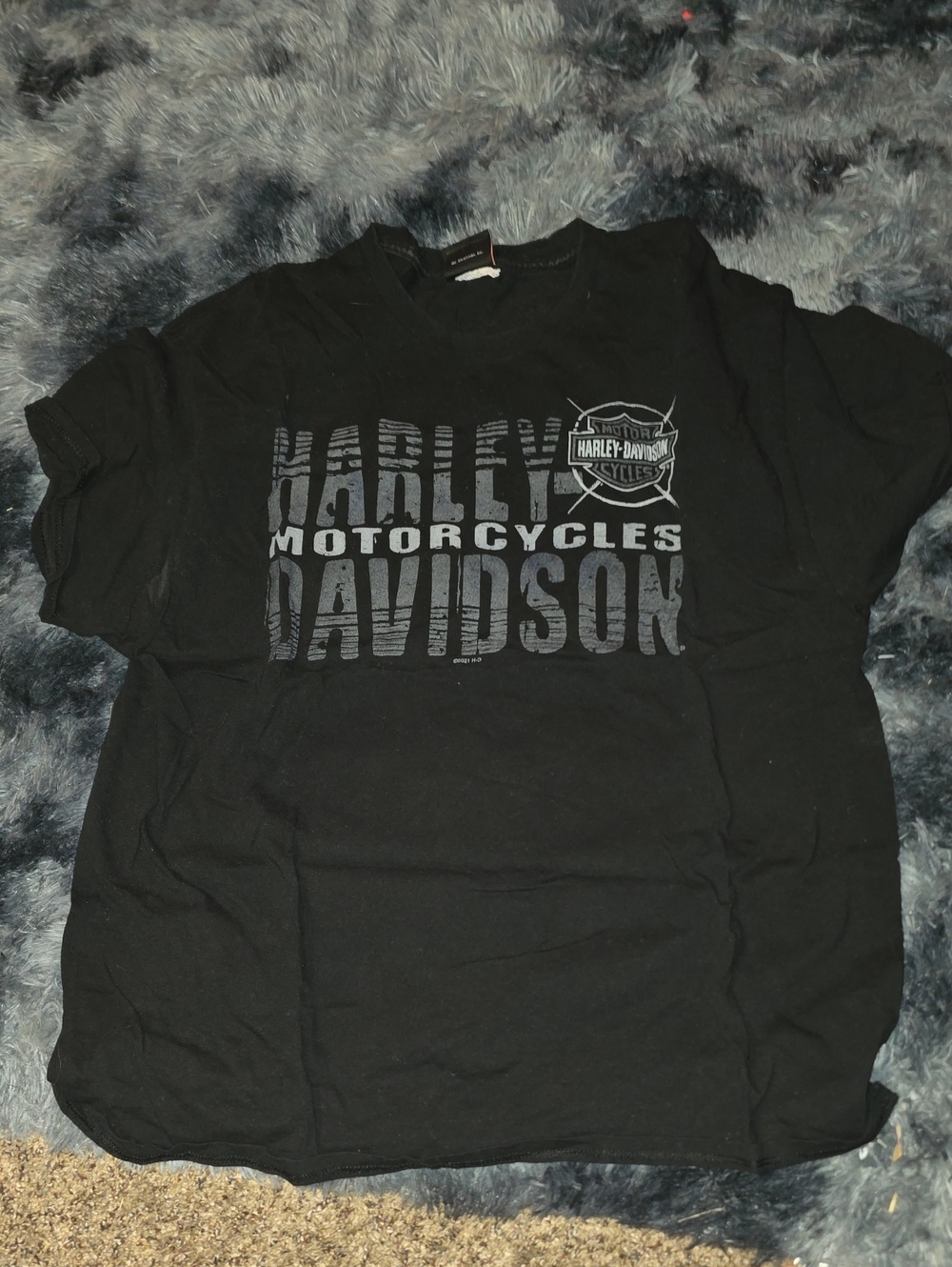 Harley-Davidson Black Graphic Motorcycles Tee